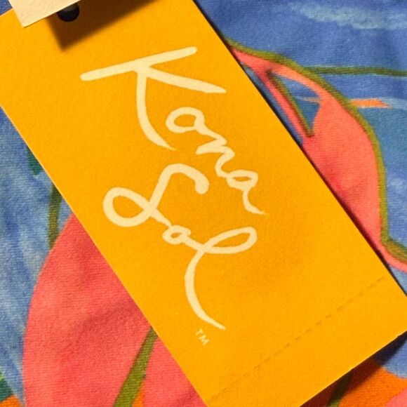 Kona Sol bikini bottom size M (8-10) Hawaiian print NWT top sold separately - Picture 4 of 12